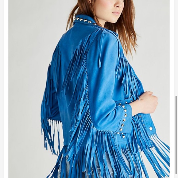 Free People Howdy Studded Jacket - M - NWT - Picture 2 of 10